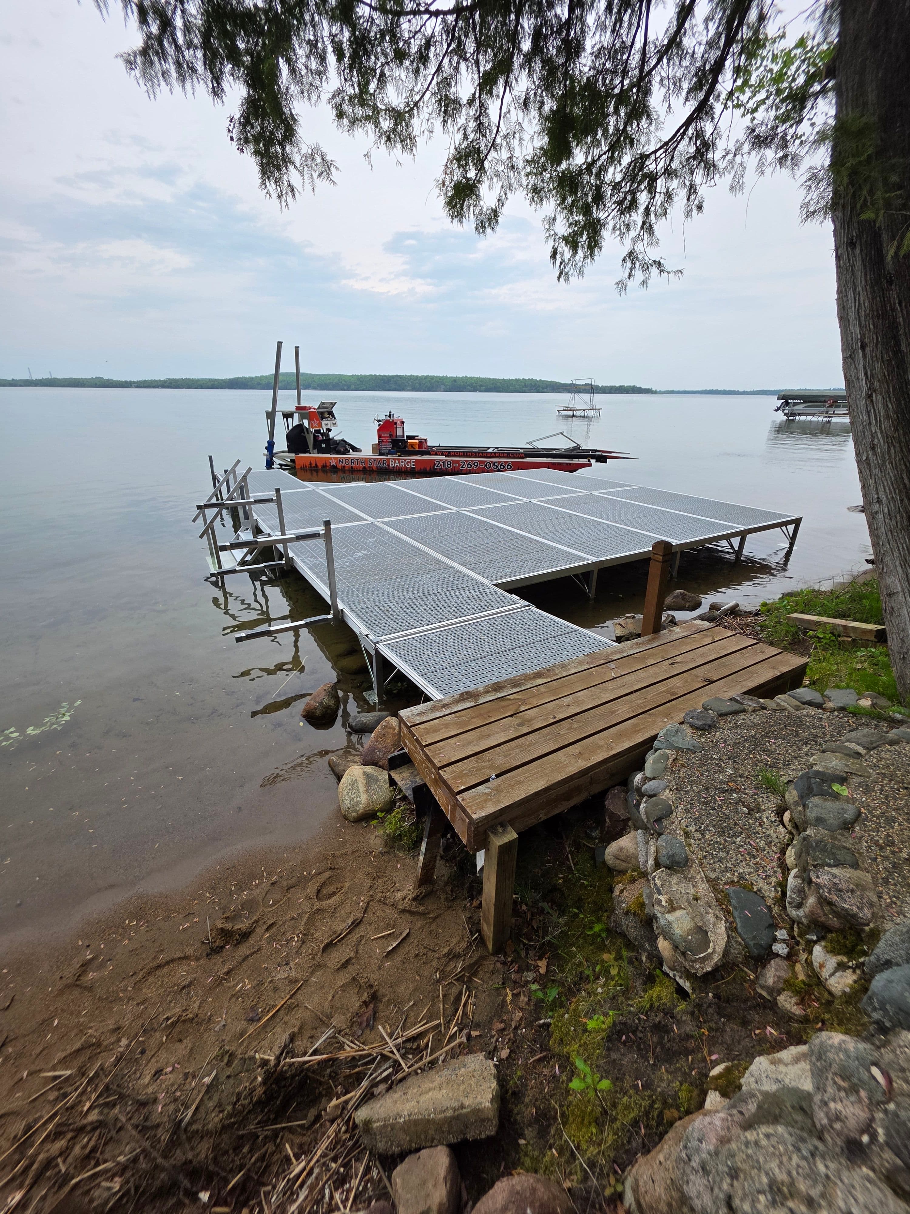 Project Custom Aluminum Dock Installation on Pokegama Lake image